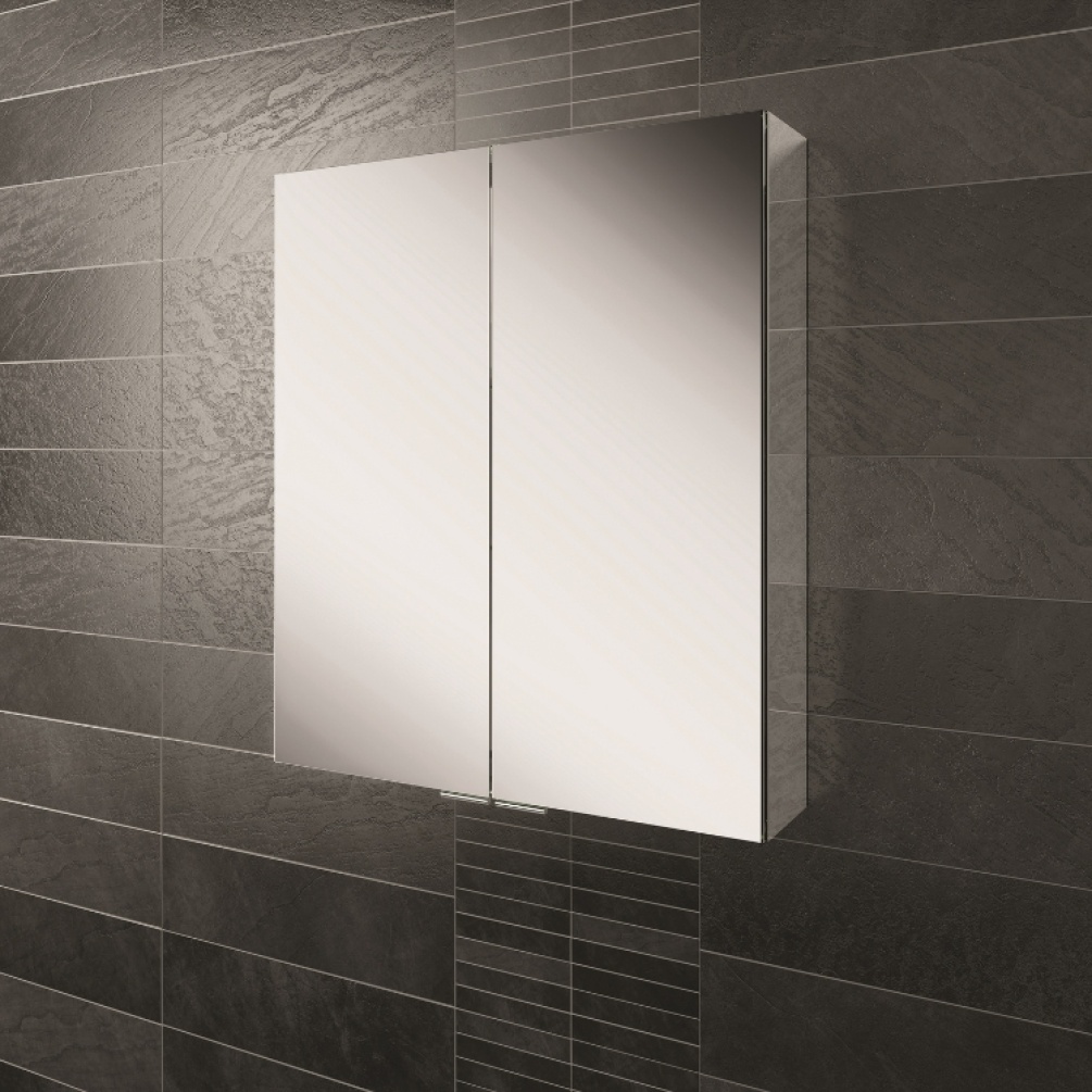 Close up product image of the HIB Eris 600mm Mirror Cabinet